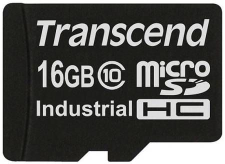 Промышленная карта памяти MicroSDHC 16Gb Transcend TS16GUSDC10I Industrial class 10 (без адаптера) 969081082