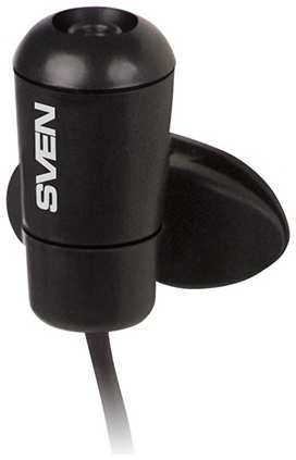 Микрофон Sven MK-170 SV-014858 3.5 мм Jack, черный, на клипсе 969102182