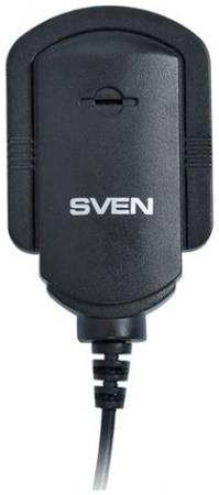Микрофон Sven MK-150 SV-0430150 3.5 мм Jack, черный, на клипсе 969102187