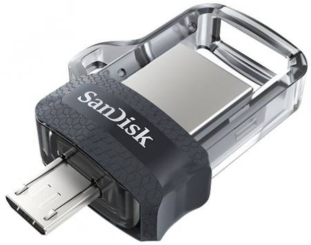 Накопитель USB 3.0 64GB SanDisk Ultra Dual SDDD3-064G-G46 черный 969104348