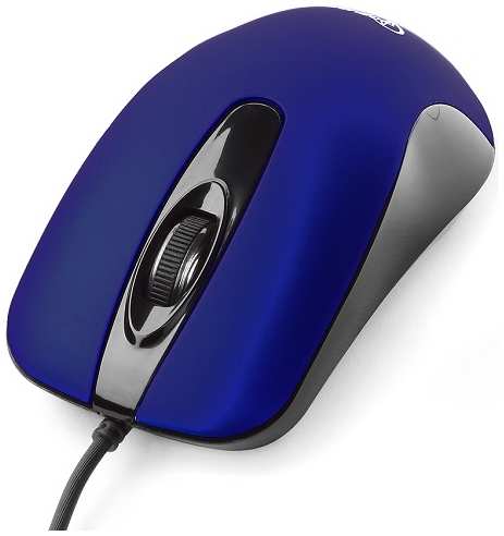 Мышь Gembird MOP-400-B синяя, 1000dpi, USB, 3 кнопки