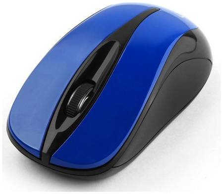 Мышь Wireless Gembird MUSW-325-B синяя, 1000 dpi, 3 кнонки/колесо
