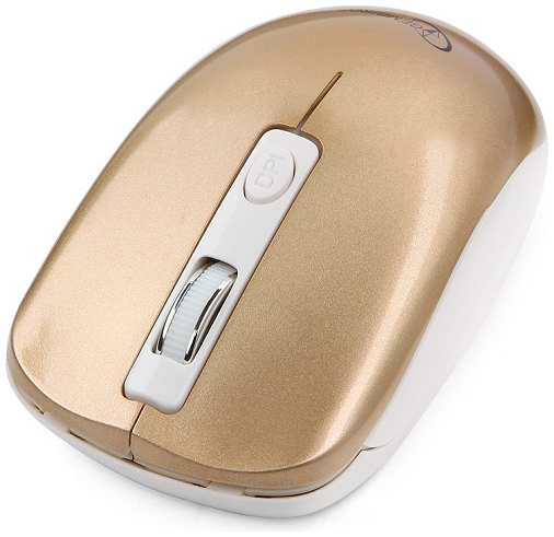 Мышь Wireless Gembird MUSW-400-G розово-золотая, 1600 dpi, 3 кнопки+колесо/кнопка 969107379