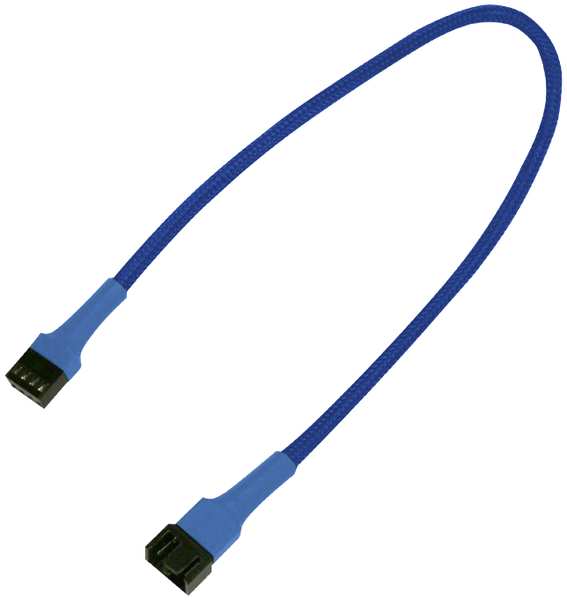 Удлинитель Nanoxia NXPWV30B 4-pin PWM, 30см, синий 969118713