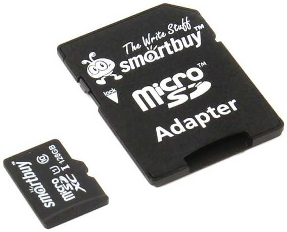 Карта памяти 128GB SmartBuy SB128GBSDCL10-01 MicroSDXC Class 10 (SD адаптер) 969120781