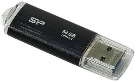 Накопитель USB 3.0 64GB Silicon Power Blaze B02 SP064GBUF3B02V1K черный 969132654