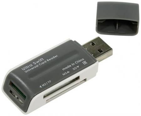 Карт-ридер USB 2.0 Defender Ultra Swift 83260 4 слота 969132836