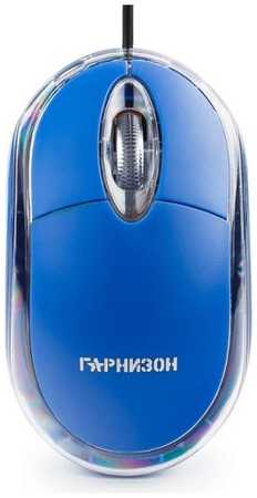 Мышь Garnizon GM-100B синяя, USB, чип-Х, 1000dpi, 2 кнопки+колесо/кнопка 969133042
