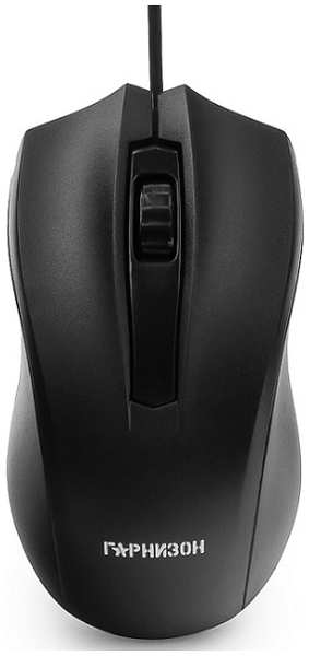 Мышь Garnizon GM-115 черная, USB, чип-Х, 800dpi, 2 кнопки+колесо/кнопка