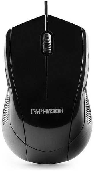 Мышь Garnizon GM-200 черная, USB, чип-Х, 1000dpi, 2 кнопки+колесо/кнопка