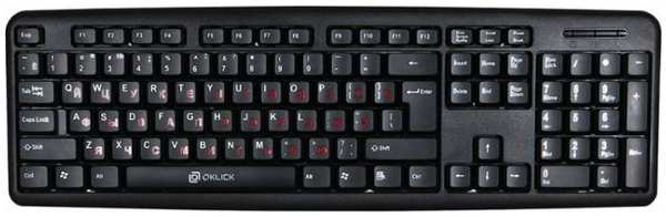 Клавиатура Oklick 90M черная, USB, 402127 969138413