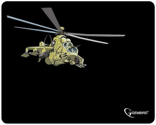 Коврик для мыши Gembird MP-GAME9 вертолет, размеры 250*200*3мм 969148427