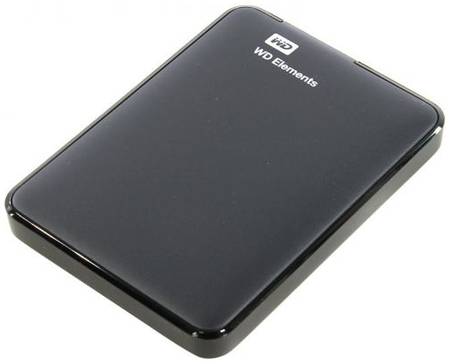 Внешний диск HDD 2.5'' Western Digital WDBUZG0010BBK-WESN 1TB Elements USB 3.0 черный 969153601