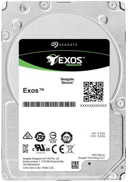 Жесткий диск 600GB SAS 12Gb/s Seagate ST600MM0099 2.5″ Exos 10E2400 10000rpm 256MB 512e/4K Bulk