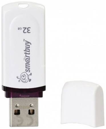 Накопитель USB 2.0 32GB SmartBuy SB32GBPN-W Paean