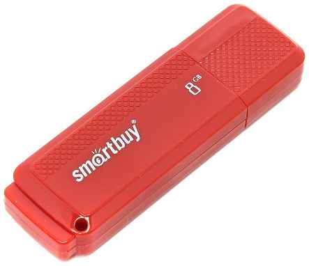 Накопитель USB 2.0 8GB SmartBuy SB8GBDK-R Dock красный 969166347