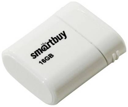 Накопитель USB 2.0 16GB SmartBuy SB16GBLARA-W Lara белый 969166363