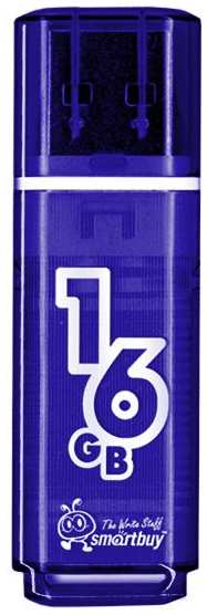 Накопитель USB 3.0 16GB SmartBuy SB16GBGS-DB SB16GBGS-DB Glossy синий 969166386