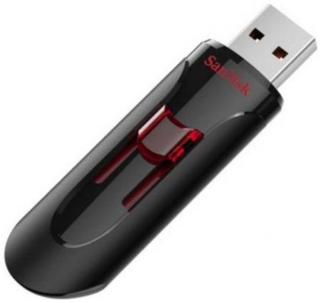 Накопитель USB 3.0 256GB SanDisk Cruzer Glide SDCZ600-256G-G35 черный/красный 969166550