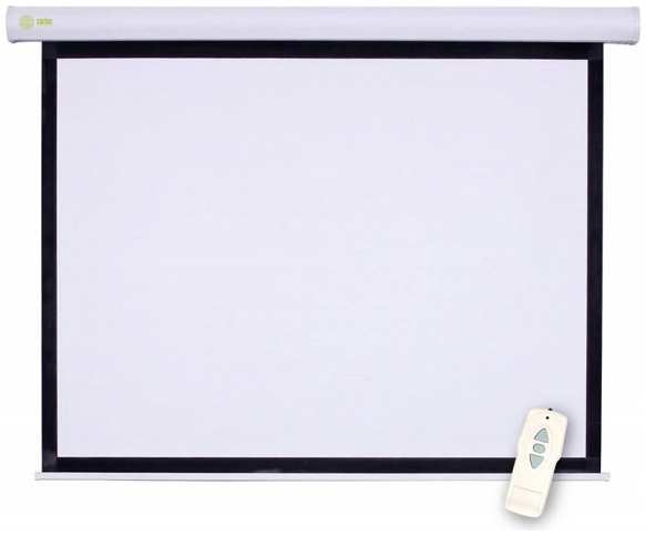 Экран Cactus CS-PSM-150X150 Motoscreen 1:1 настенно-потолочный рулонный моторизованный