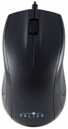 Мышь Oklick 185M 945606 черная, 1000dpi, USB, 2 кнопки 969178077