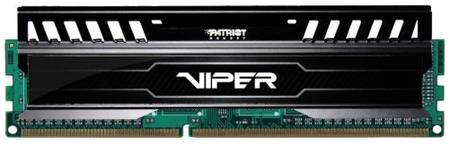 Модуль памяти DDR3 8GB Patriot Memory PV38G160C0 Viper V3 PC3-12800 1600MHz CL10 1.5V Радиатор BLACK RTL 969178196