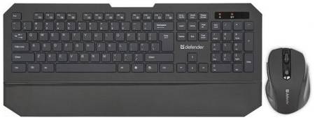 Клавиатура и мышь Wireless Defender Berkeley C-925 Nano 45925 black, USB, 1600 dpi 969186710