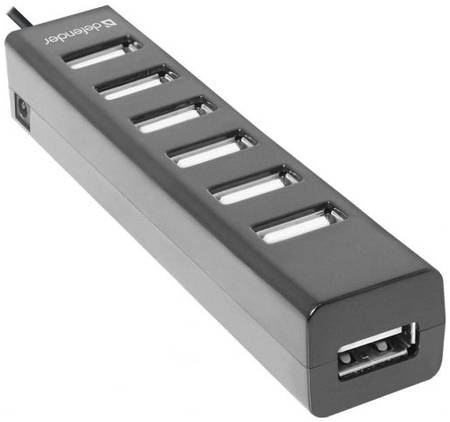 Разветвитель USB 2.0 Defender Quadro Swift 83203 7 портов 969193334