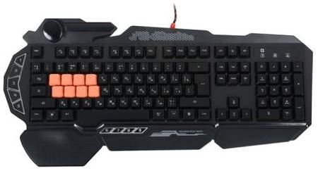 Клавиатура A4Tech Bloody B318 черная, USB, LED, подставка для запястий 969197012