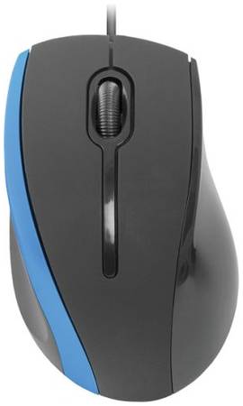 Мышь Defender MM-340 52344 черная/синяя, 3 кнопки, 1000dpi 969197054