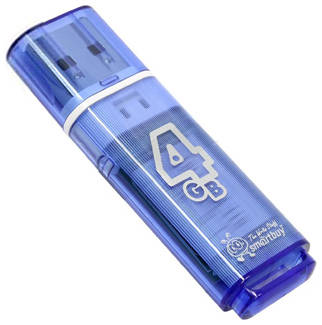 Накопитель USB 2.0 4GB SmartBuy SB4GBGS-B Glossy синий 969226913