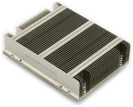 Радиатор Supermicro SNK-P0057PS 1U High Performance Passive CPU Heat Sink for X9, X10 UP/DP/MP Systems Equipped w/ a Narrow ILM MB