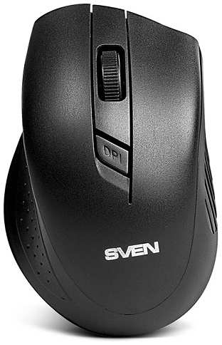 Мышь Wireless Sven RX-325 SV-03200325WB черная, 4 кнопки