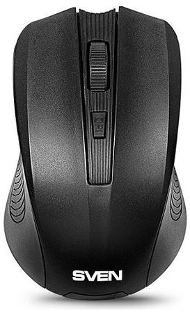Мышь Wireless Sven RX-300 SV-03200300W черная, BlueLED, 3+1 кнопок/колесо, 600/1000 dpi