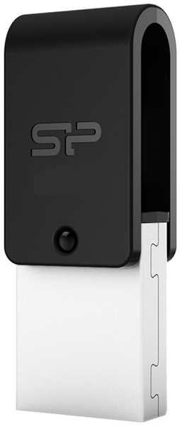 Накопитель USB 2.0 16GB Silicon Power Mobile X21 SP016GBUF2X21V1K серебристый/черный 969267302