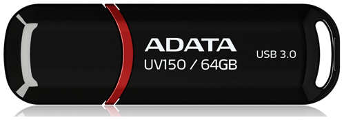Накопитель USB 3.0 64GB ADATA UV150 черный 969272708
