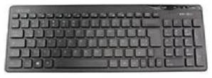 Клавиатура Delux ОМ - 01 черная, Ultra-Slim, USB,ММ 6938820411185 969277426