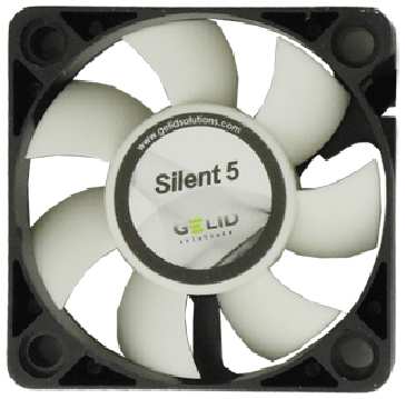 Вентилятор для корпуса GELID Silent 5 FN-SX05-40 12.9 CFM, 50x50x15mm, 4000 об/мин, 3-pin 969281373