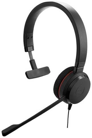 Гарнитура проводная Jabra Evolve 20 UC Mono 4993-829-209 USB, один динамик