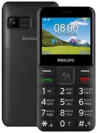 Мобильный телефон Philips Xenium E207 32Mb черный моноблок 2Sim 2.31″ 240x320 Nucleus 0.08Mpix GSM900/1800 FM microSD max32Gb 969300130