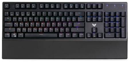 Клавиатура Crown CMGK-902 CM000003334 104 клавиш, механический тип клавиш, съемная подставка, RGB подсветка