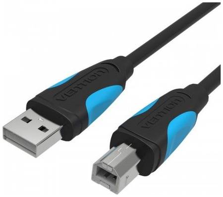 Кабель интерфейсный USB 2.0 Vention VAS-A16-B800 AM/BM - 8м, черный 969304984