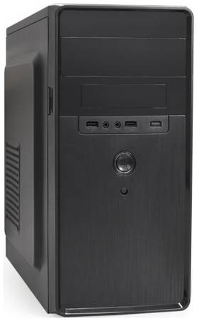 Корпус mATX Exegate BA-309-AA500 EX286427RUS черный, БП 500W с вент. 8см, 2*USB, HD аудио 969307811