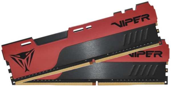 Модуль памяти DDR4 16GB (2*8GB) Patriot Memory PVE2416G320C8K Viper Elite II PC4-25600 3200MHz радиатор 969308077