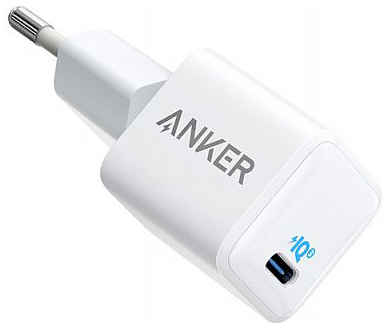 Зарядное устройство сетевое Anker A2633G22 Nano 20W USB-C белое 969309322