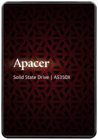 Накопитель SSD 2.5'' Apacer AP1TBAS350XR-1 Panther AS350X 1TB SATA 6Gb/s 3D TLC 560/540MB/s IOPS 93K/80K MTBF 1.5M 969312315