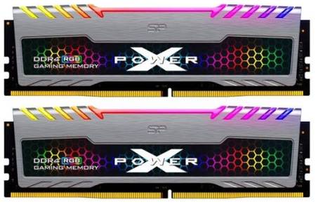 Модуль памяти DDR4 16GB (2*8GB) Silicon Power Xpower Turbine RGB SP016GXLZU360BDB 3600MHz CL18 1.35V