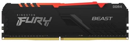 Модуль памяти DDR4 8GB Kingston FURY KF432C16BBA/8 Beast RGB 3200MHz CL16 1RX8 1.35V 288-pin 8Gbit