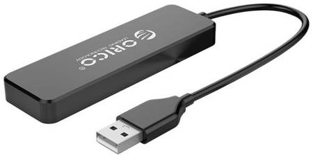Концентратор USB 2.0 Orico FL01-BK 4*USB 2.0, 30cm