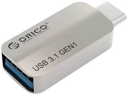 Переходник Orico CTA2-SV с USB Type-С на USB Type-A, серебристый 969315247